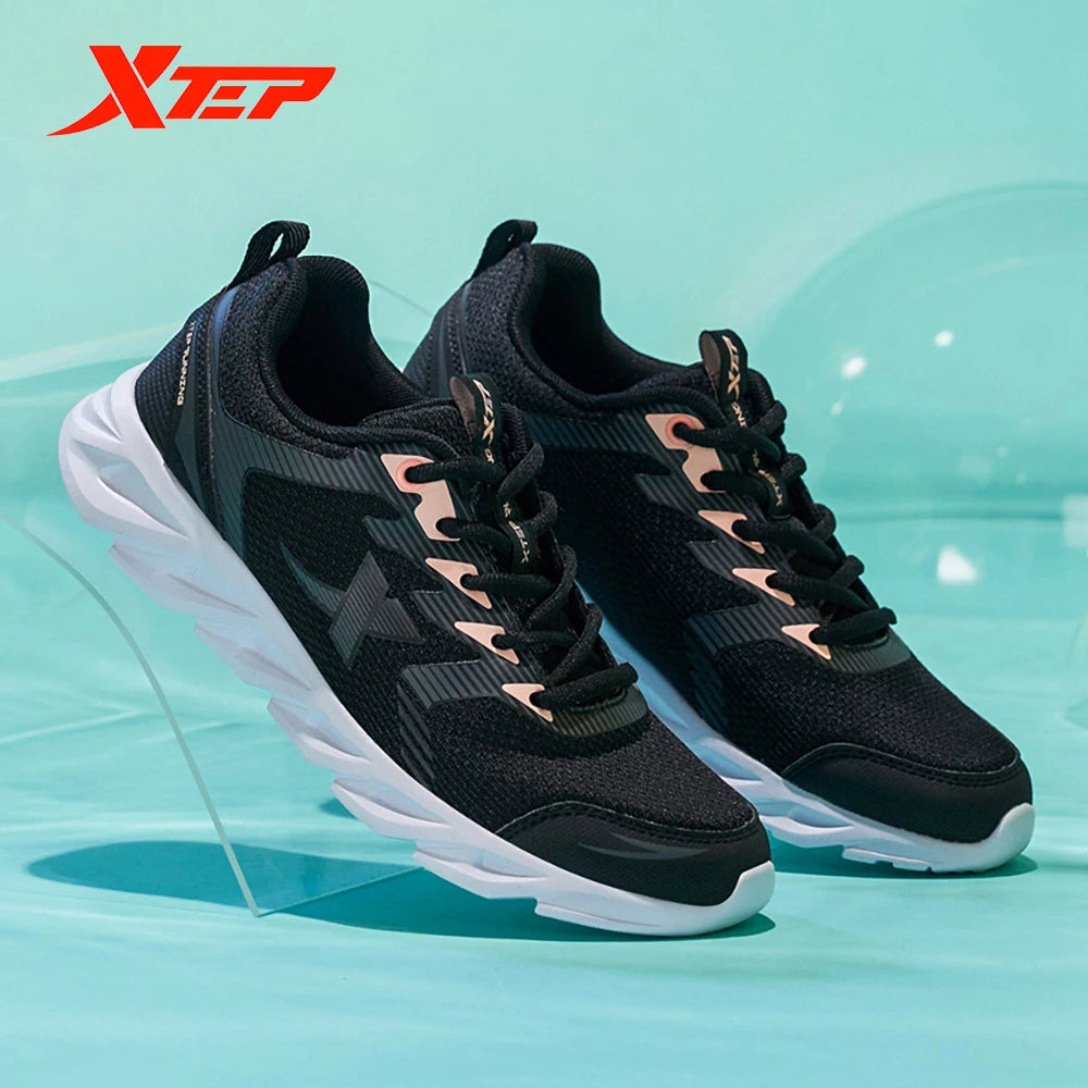 Xtep Women Running Shoes New Fashion Lightweight Sneakers For Women Breathable Cushioning Sports Shoes Female 879318110073