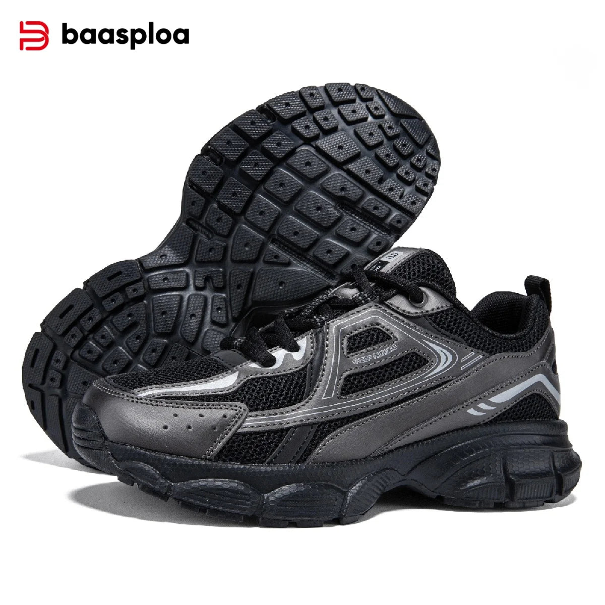 Baasploa Women’s Running Shoes Fashion Lightweight Mesh Non-Slip Jogging Sneakers Female Outdoor Breathable Colorful Casual Shoes