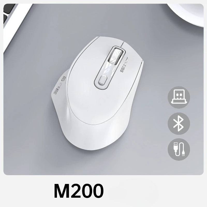 Mouse USB cablato con retroilluminazione RGB, silenzioso, ergonomico e DPI regolabile per desktop, laptop, PC, ufficio, gaming, casa e uso quotidiano al lavoro
