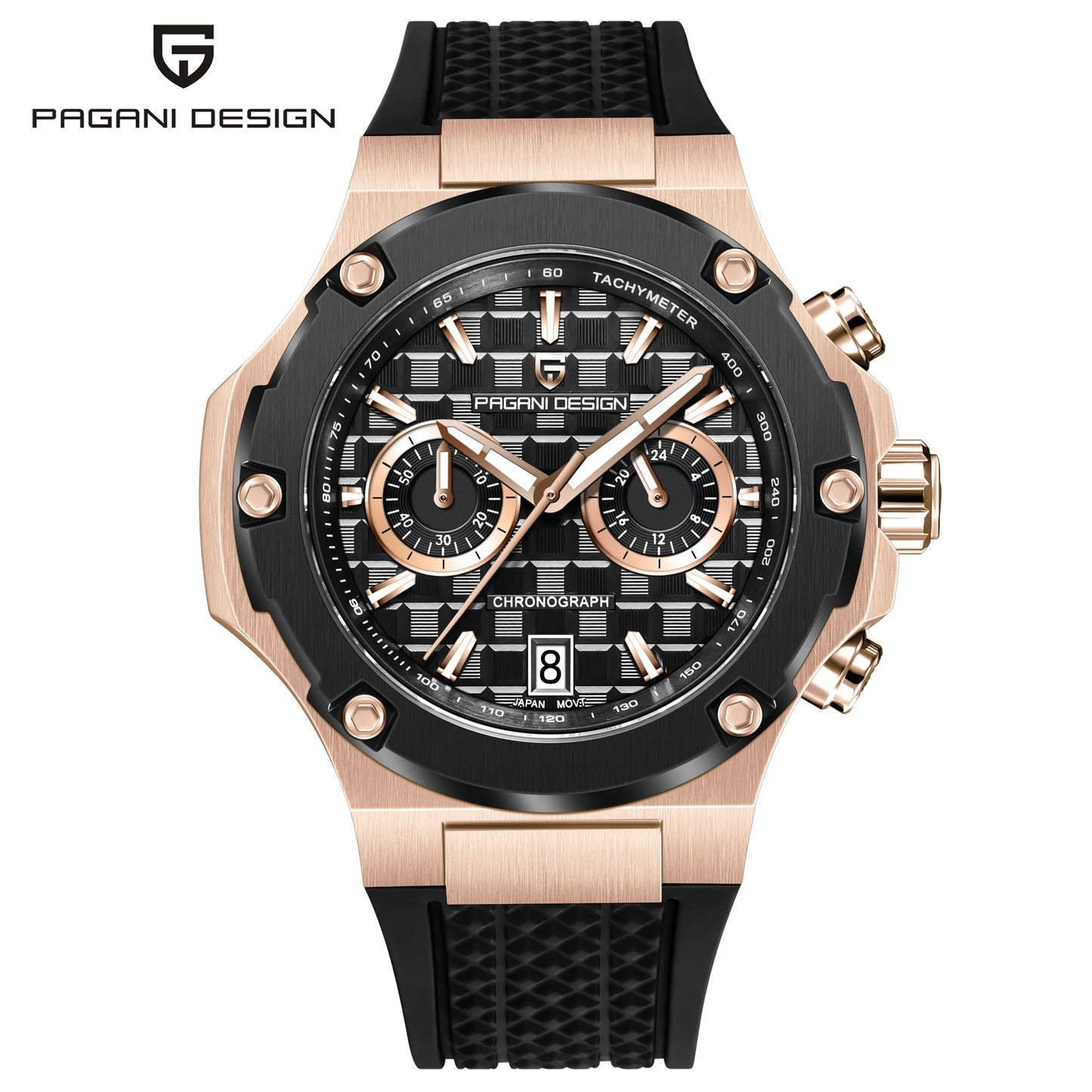 PAGANI DESIGN 2026 New Men's Watches Luxury Quartz Watch For Men Waterproof Sport Chronograph Luminous Wristwatch Men Clock Man
