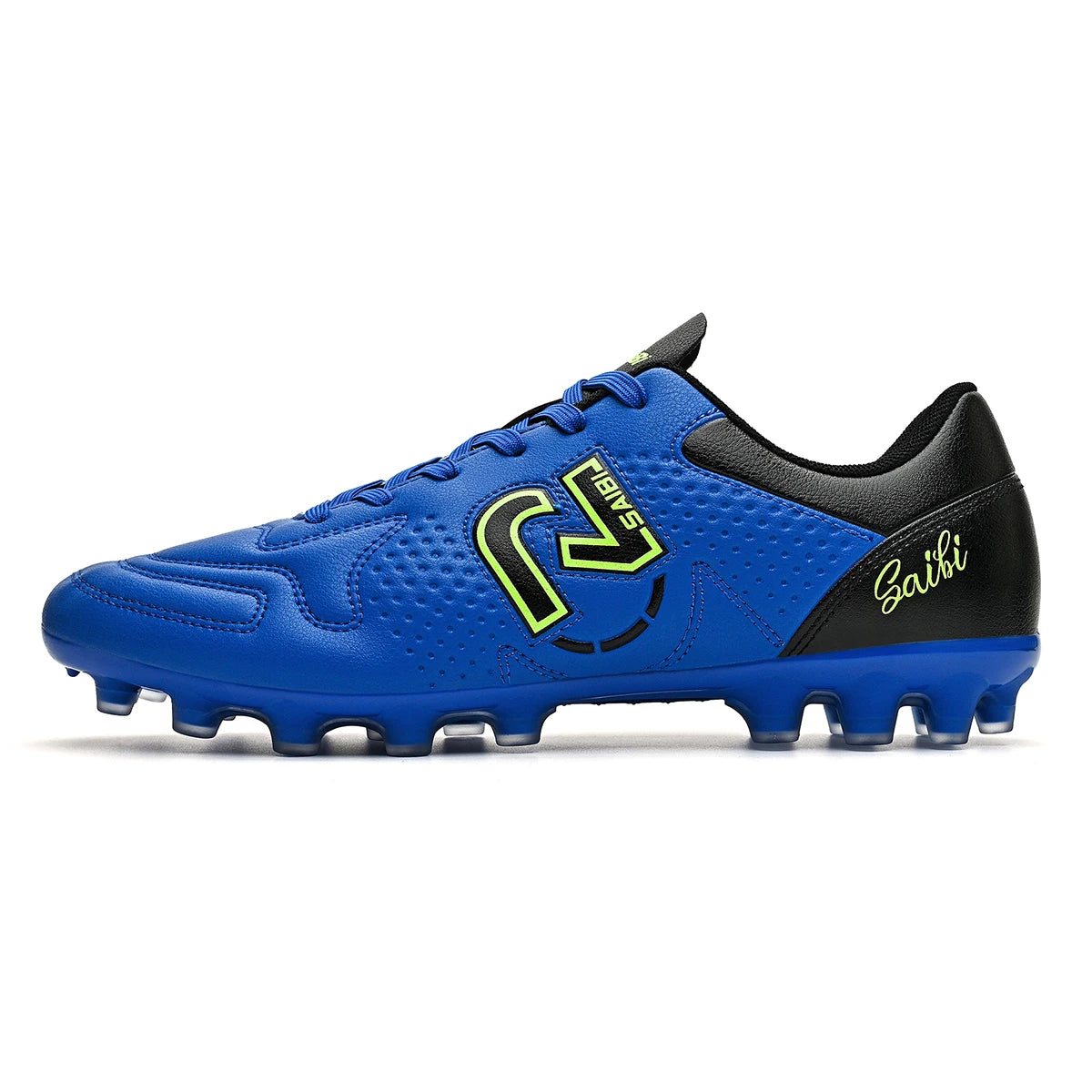 Low-top studded soccer shoes, unisex, TF and FG, slip-resistant and wear-resistant, available in 4 colors to choose from.