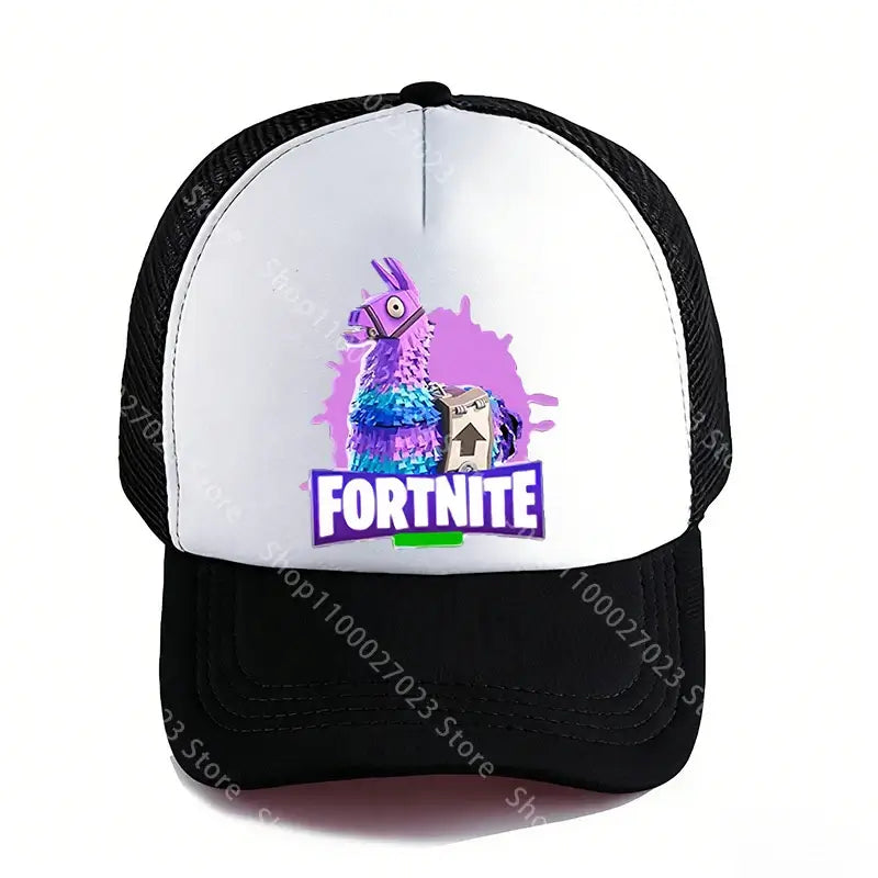 Fortnite-Baseballcaps für Erwachsene, Jungen und Mädchen – niedliche Cartoon-Sommer-Cap mit atmungsaktivem Mesh, Anime-Sonnenhut, neue Geburtstagsgeschenke