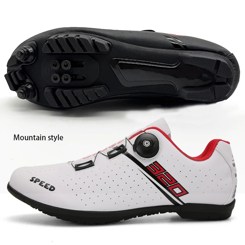 Men's Cycling Shoes Road Cycling Sports Shoes Women's MTB Racing Competition Self-Locking Cycling Shoes SPD Cleats Cycling Shoes