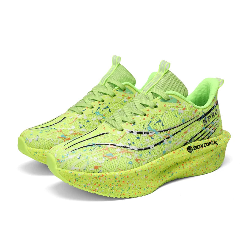 Marathon Men's Running Shoes Breathable Lightweight Comfortable Casual Wear-Resistant Low-Top Comfort Sports Running Shoes