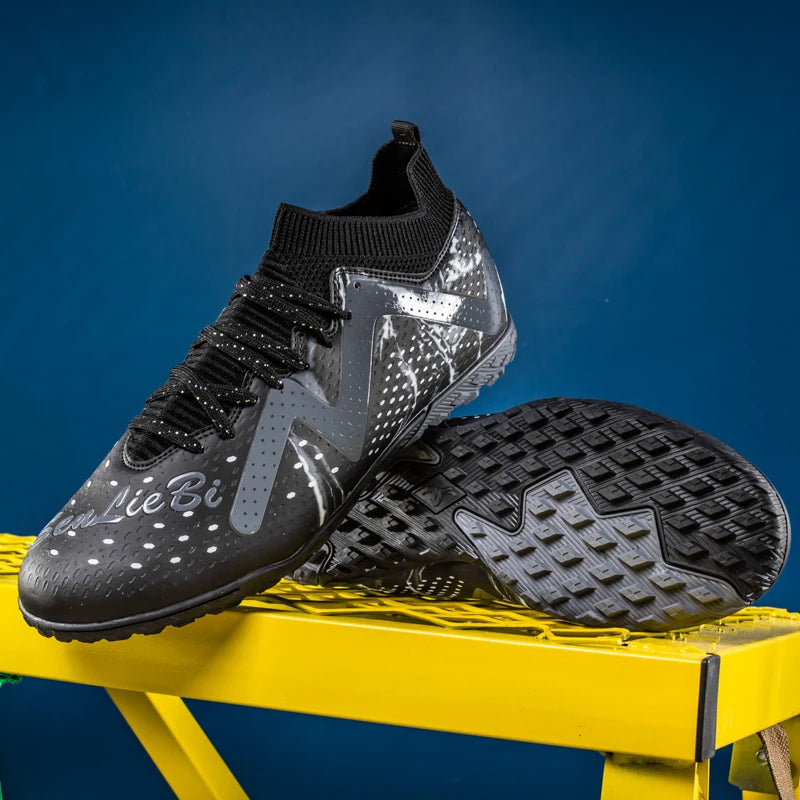 Oversized Football Boots for Youth & Children, Comfortable Flexible Design, Stable Anti-slip Performance for Outdoor Field Sports