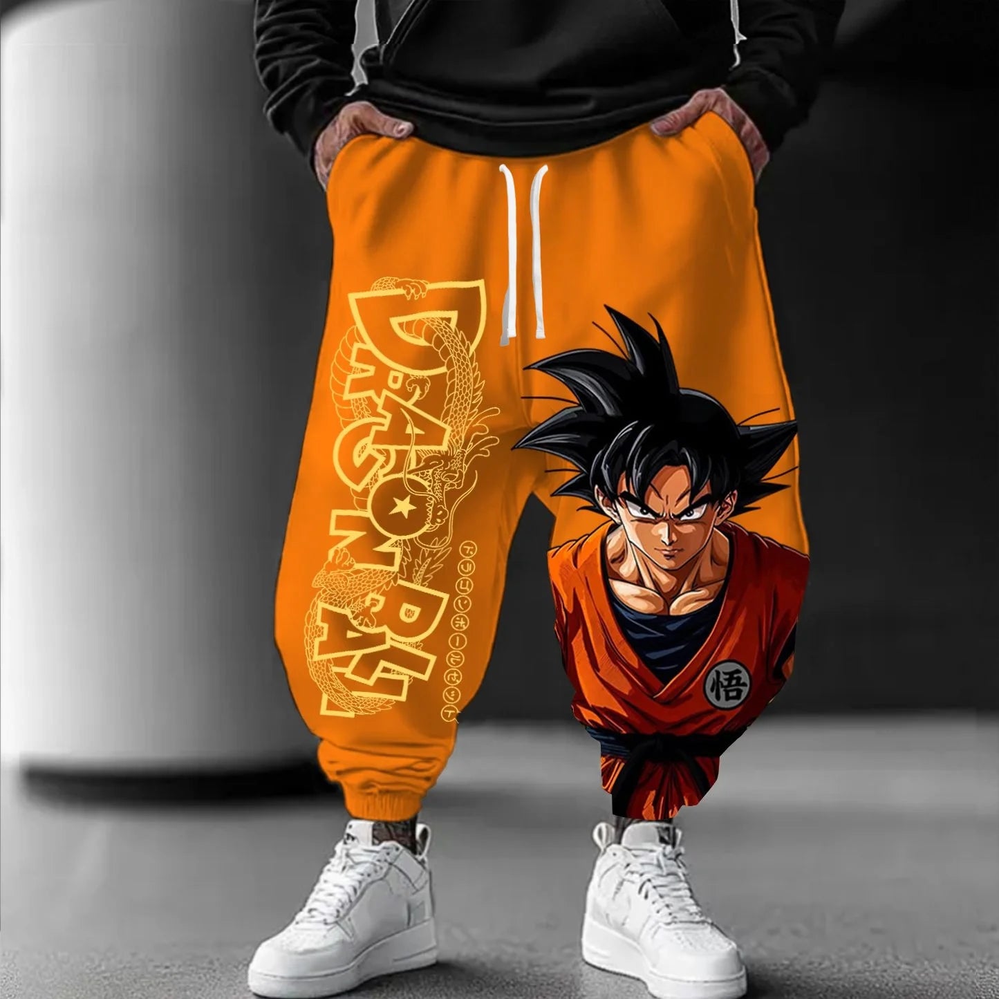 2026 Anime Saiyan Dragon Ball Summer Outdoor Sweatpants Harajuku Trendy Men Women Street Loose Casual Fashion Sports Cuffed Pants