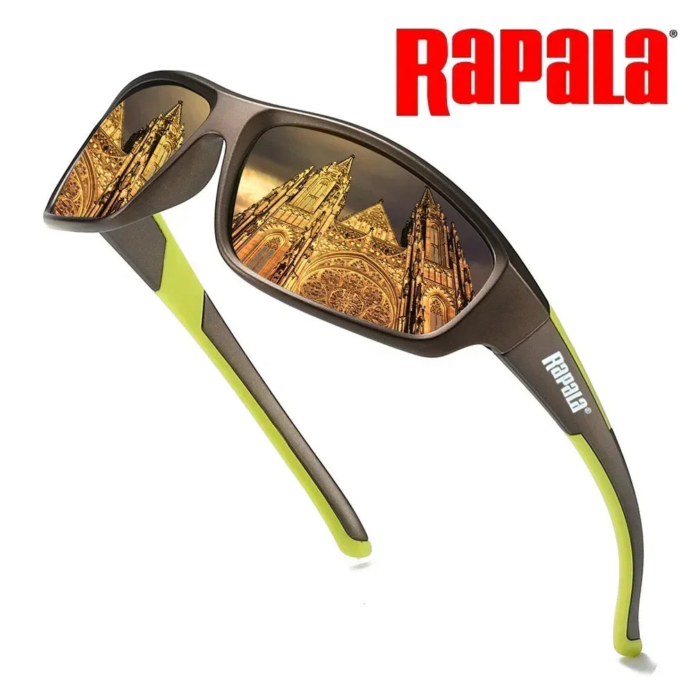2026 New Original Rapala Polarized Fishing Sunglasses Men's Driving Shades Male Sun Glasses Hiking Classic UV400 Eyewear Trend