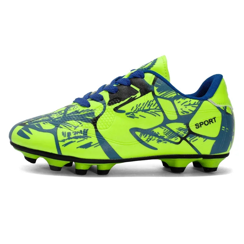 Children Soccer Shoes Sports Society Field Boy Football Shoes Futsal Fast Indoor Sneakers Original Ankle Cleats Football Boots