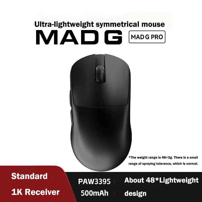FGG Madlions Mad G Pro Max ultraleichte kabellose Maus Original 8K HZ Dual-Mode mit niedriger Latenz PAW3395 Gamer-Zubehör Geschenke