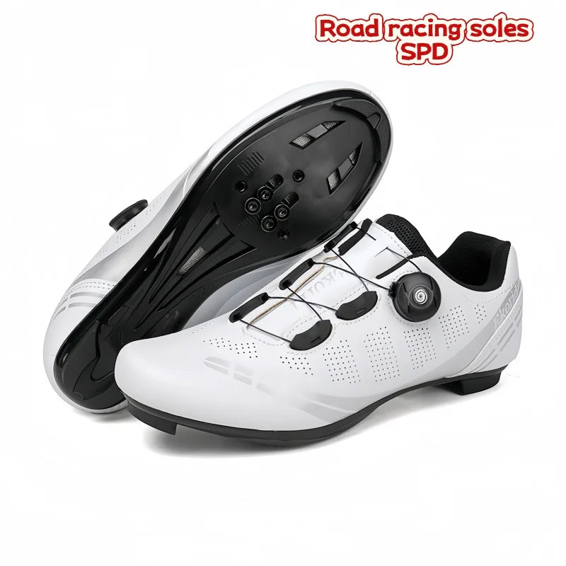 Herren-Mountainbike-Schuhe MTB, atmungsaktiv, rutschfest, hohe Härte, geeignet für Outdoor-Straßenrennen und Mountain-Offroad-Fahrten 37-46