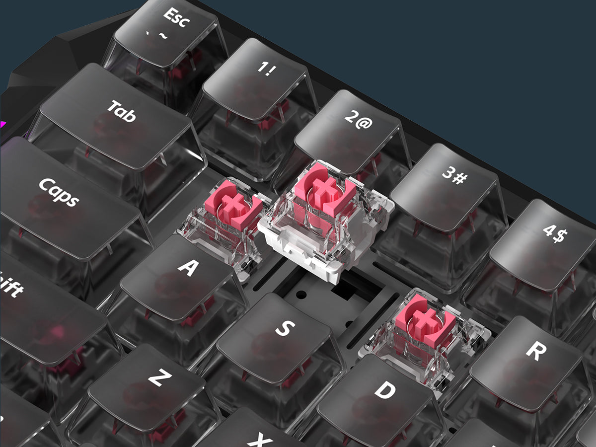 DarkBeacon Flux 68 HE Magnetic Switch Hot Swappable Mechanical Gaming Keyboard, USB-C Wired RGB 65% Layout