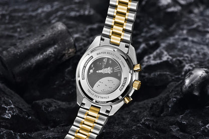 PAGANI DESIGN 2026 New V6 Moon Mens Watch Luxury Quartz Speed Sports Chronograph Watch For Men Watch AR Sapphire glass Local Shipping