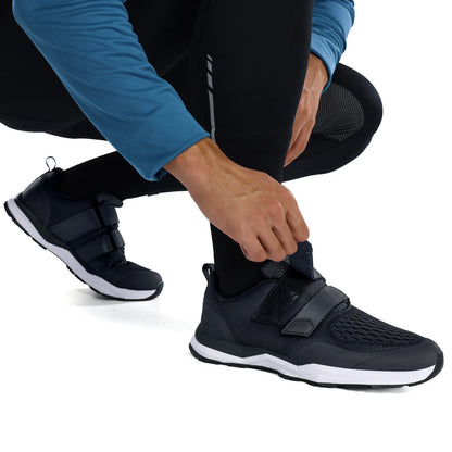 Santic Cycling Shoes Multi-purpose Running SPD Indoor Leisure Shoes Rubber Sole Hook and Loop Design 3D Mesh Fabric Sneakers Unisex
