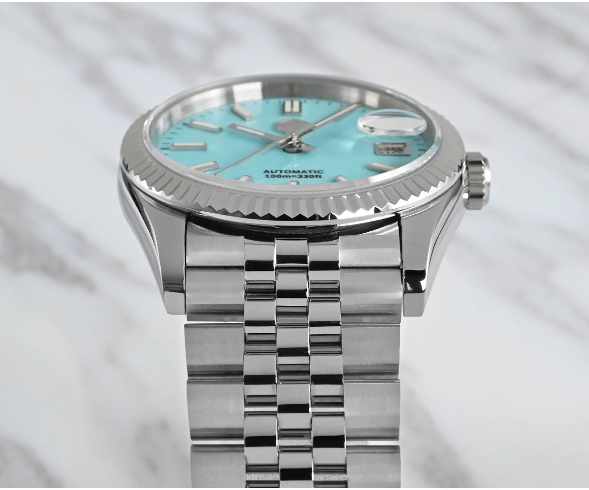 San Martin 36.5mm Men's Dress Watch Top Brand Luxury Automatic Mechanical Fashion Couples Watches Sapphire Waterproof 100m BGW9