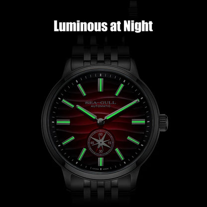 Seagull Watch 39.5mm Men's Watch 5Bar Waterproof Automatic Mechanical Watches Luminous Watches for Man 6180 relogio masculino