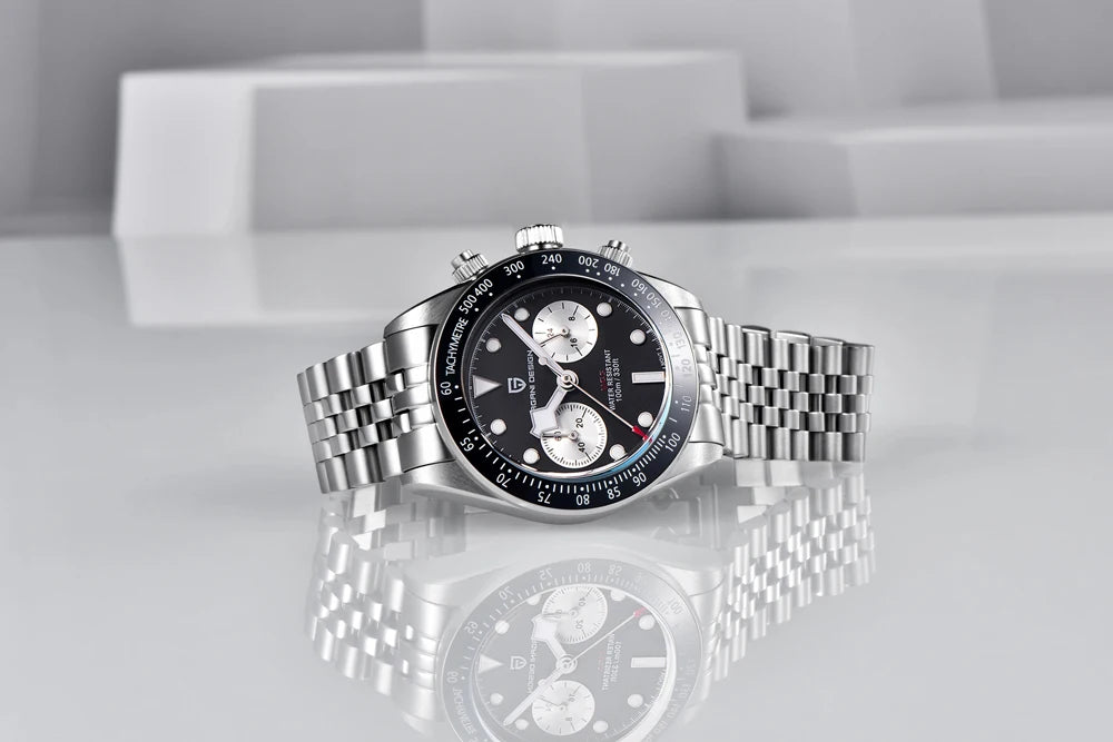 2026 New PAGANI Panda DESIGN Men's Watch Luxury Quartz Speed Sports Chronograph Watch Men AR Sapphire Luminous water lock