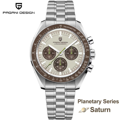PAGANI DESIGN New men’s watches, luxury quartz watch, speed chronograph, AR sapphire glasses, 100M water-resistant, business watch 2026, EU local shipping