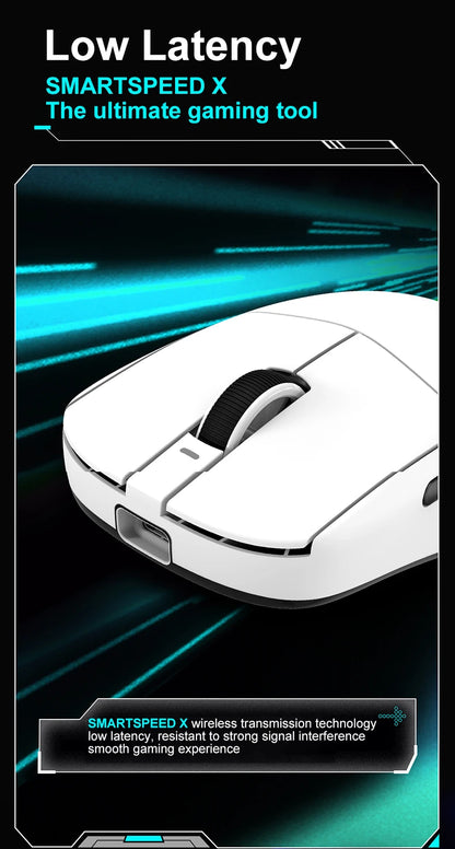 Ratón gaming inalámbrico ATK VXE Dragonfly R1 Pro MAX PAW3395 R1 SE Plus personalizado para esports y FPS, recargable y ligero