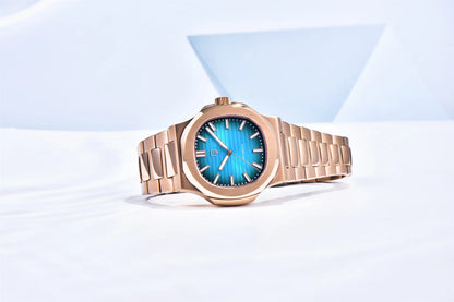 PAGANI DESIGN 2026 Neue luxuriöse Automatikuhr für Herren, mechanische Armbanduhr aus Edelstahl mit Saphirglas, 40MM, Barrel-Zifferblatt