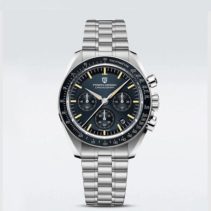 PAGANI DESIGN New men’s watches, luxury quartz watch, speed chronograph, AR sapphire glasses, 100M water-resistant, business watch 2026, EU local shipping