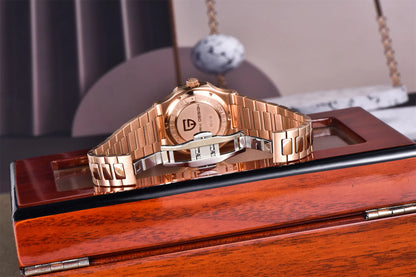 PAGANI DESIGN 2026 Neue luxuriöse Automatikuhr für Herren, mechanische Armbanduhr aus Edelstahl mit Saphirglas, 40MM, Barrel-Zifferblatt