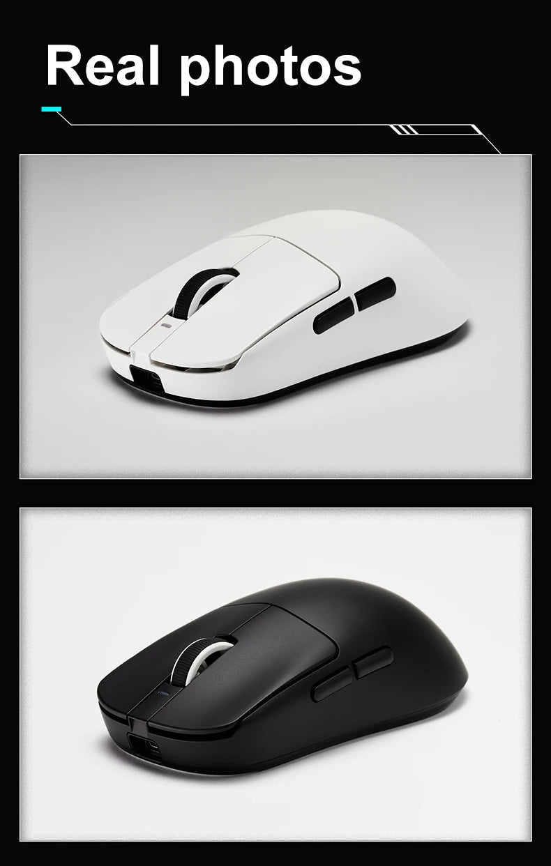 Ratón gaming inalámbrico ATK VXE Dragonfly R1 Pro MAX PAW3395 R1 SE Plus personalizado para esports y FPS, recargable y ligero