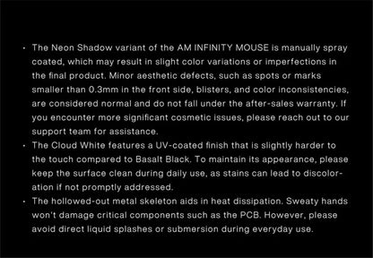 Angry Miao Infinity Gaming-Wireless-Maus aus Metall, ultraleicht, hohl, Hot-Swap-fähig, PAW3950, Dual 8K, kabelgebunden, Tri-Mode
