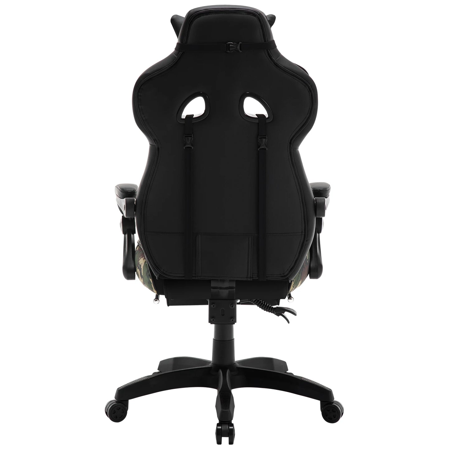 WOLTU Gaming Racing Chair Ergonomic Swivel Computer Chair with Footrest, Lumbar Support, Headrest, Adjustable Gamer Office Chair
