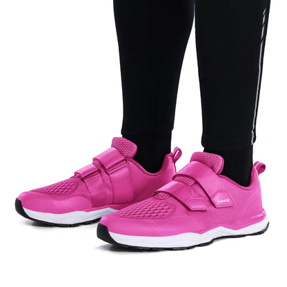 Santic Cycling Shoes Multi-purpose Running SPD Indoor Leisure Shoes Rubber Sole Hook and Loop Design 3D Mesh Fabric Sneakers Unisex
