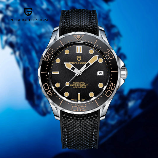 PAGANI DESIGN 2026 New automatic watch for men 007, luxury automatic watch for men, mechanical watch for men, AR sapphire, luminous, EU local delivery