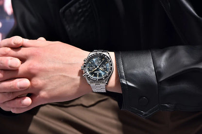 PAGANI DESIGN 2026 New V6 Moon Mens Watch Luxury Quartz Speed Sports Chronograph Watch For Men Watch AR Sapphire glass Local Shipping