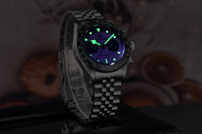 2026 New PAGANI Panda DESIGN Men's Watch Luxury Quartz Speed Sports Chronograph Watch Men AR Sapphire Luminous water lock
