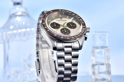 PAGANI DESIGN 2026 New V6 Moon Mens Watch Luxury Quartz Speed Sports Chronograph Watch For Men Watch AR Sapphire glass Local Shipping