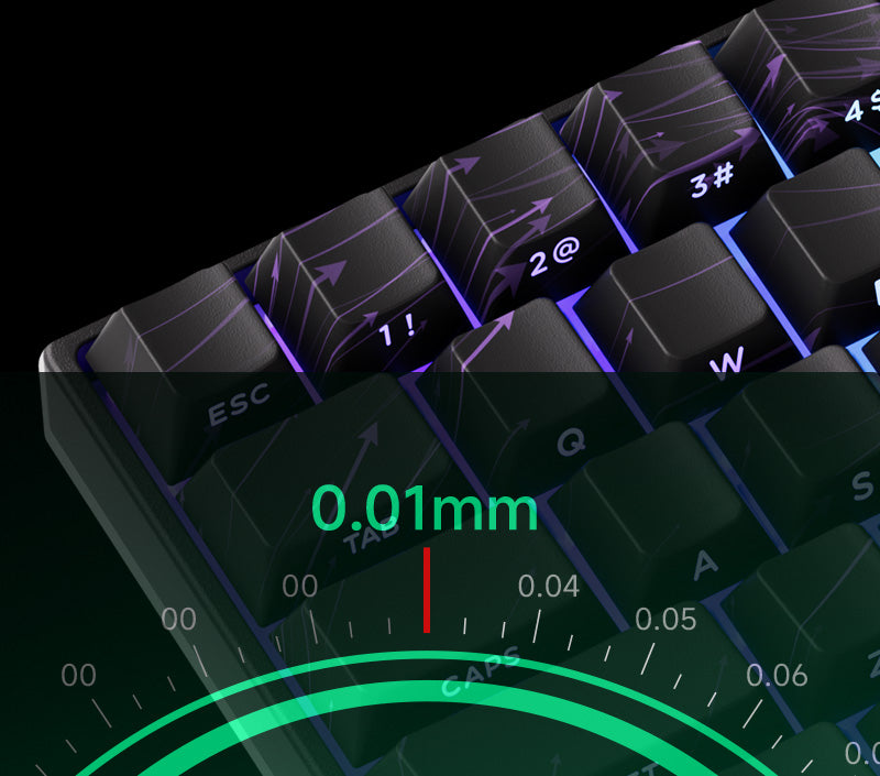 Teclado mecánico Akko MonsGeek FUN60 con interruptores magnéticos 60% para gaming, Rapid Trigger 0.01mm, 8K, ARGB, HE/TMR, teclado personalizado