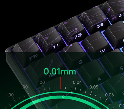 Teclado mecánico Akko MonsGeek FUN60 con interruptores magnéticos 60% para gaming, Rapid Trigger 0.01mm, 8K, ARGB, HE/TMR, teclado personalizado