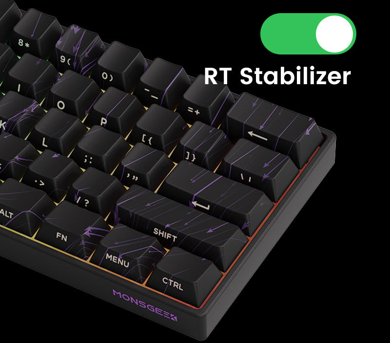 Teclado mecánico Akko MonsGeek FUN60 con interruptores magnéticos 60% para gaming, Rapid Trigger 0.01mm, 8K, ARGB, HE/TMR, teclado personalizado
