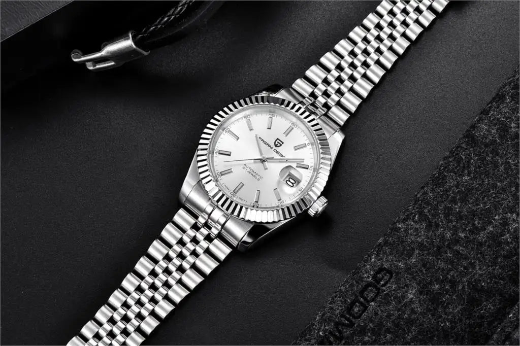 PAGANI DESIGN 8215 Movement Men Mechanical Wristwatches Sapphire Glass Luxury Watch for Men Steel 100M Waterproof Clock PD1645