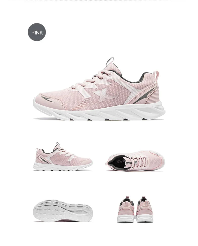 Xtep Women Running Shoes  New Fashion Lightweight Sneakers For Women Breathable Cushioning Sports Shoes Female 879318110073