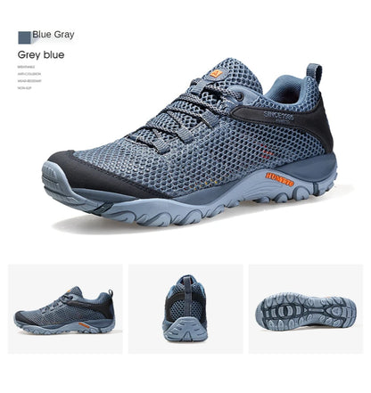 HUMTTO Summer Hiking Sneakers for Men 2021 Breathable Outdoor Trekking Sport Men's Water Shoes Climbing Walking Shoes
