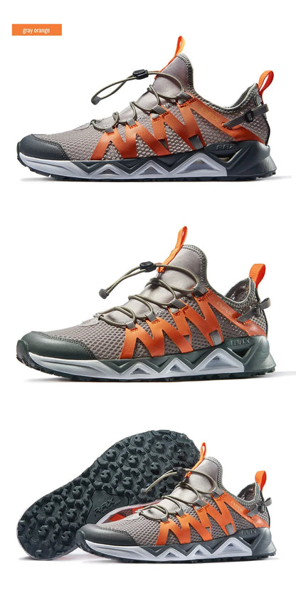 Rax Men's Aqua Upstreams Shoes Quick-drying Breathble Fishing Shoes Women Hole PU Insole Anti-slip Water Shoes hiking