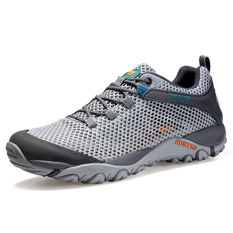 HUMTTO Summer Hiking Sneakers for Men 2021 Breathable Outdoor Trekking Sport Men's Water Shoes Climbing Walking Shoes