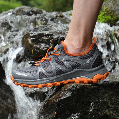 HUMTTO Zapatillas de río para hombre, calzado outdoor de trekking y vadeo, zapatos acuáticos de malla transpirable, secado rápido, tobillo para mujer, zapatillas acuáticas antideslizantes
