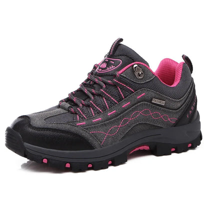 Women Men Hiking Shoes Outdoor Trekking Sports Climbing Camping Boots Non-Slip Waterproof Walking Jogging Trainers Sneakers