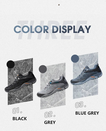 HUMTTO Summer Hiking Sneakers for Men 2021 Breathable Outdoor Trekking Sport Men's Water Shoes Climbing Walking Shoes