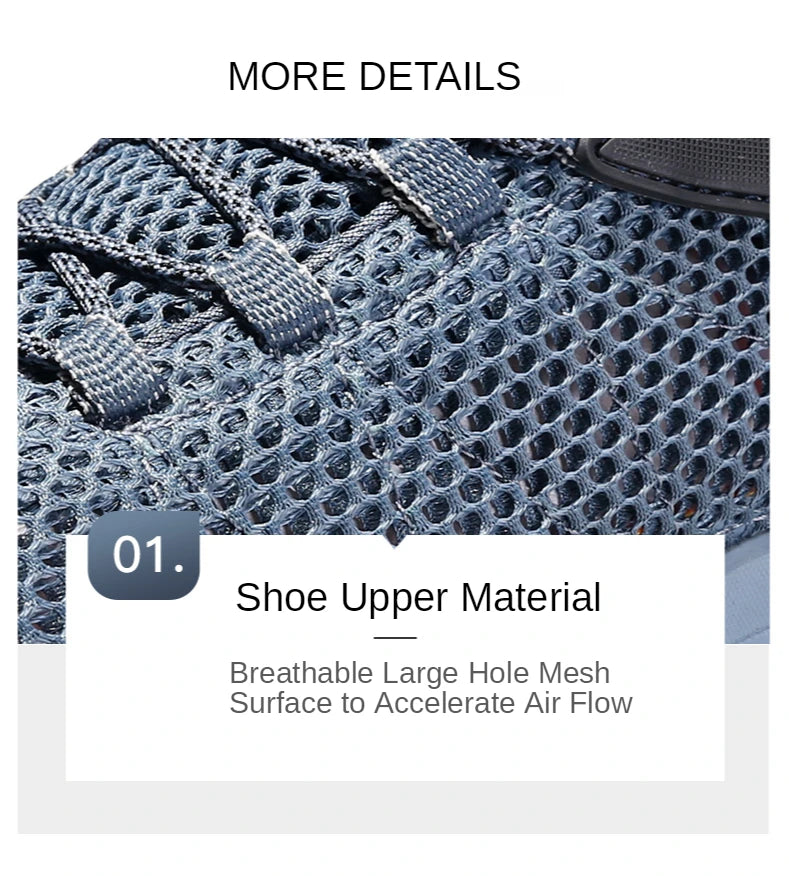 HUMTTO Summer Hiking Sneakers for Men 2021 Breathable Outdoor Trekking Sport Men's Water Shoes Climbing Walking Shoes