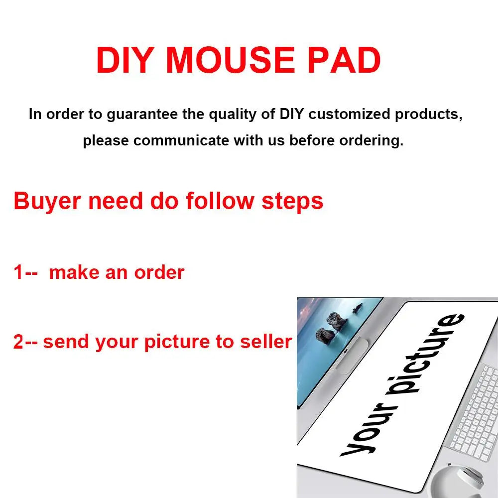 Tappetino mouse Overwatch grande fai da te kawaii XXL per PC, tappetino da scrivania per gamer e ufficio, accessorio gaming per tastiera e mouse