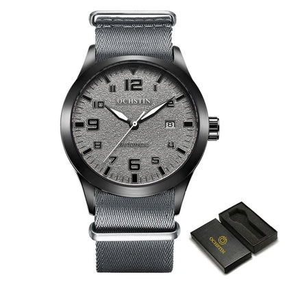 OCHSTIN Men Automatic Mechanical Watch Luxury Casual Dress Military Outdoor Sports Army Mens Wristwatches Waterproof Male Clock