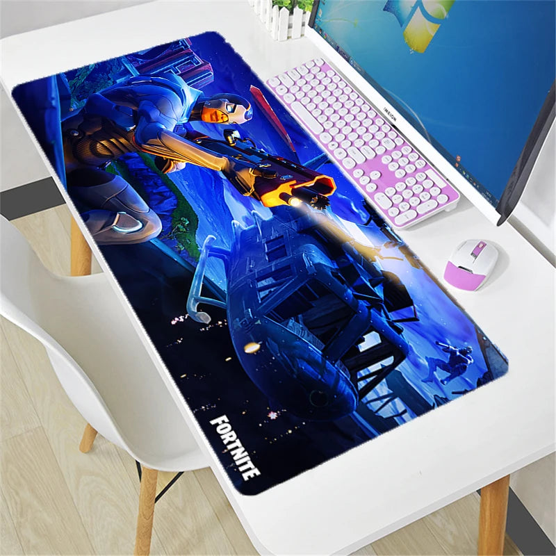 Tappetino mouse Overwatch grande fai da te kawaii XXL per PC, tappetino da scrivania per gamer e ufficio, accessorio gaming per tastiera e mouse
