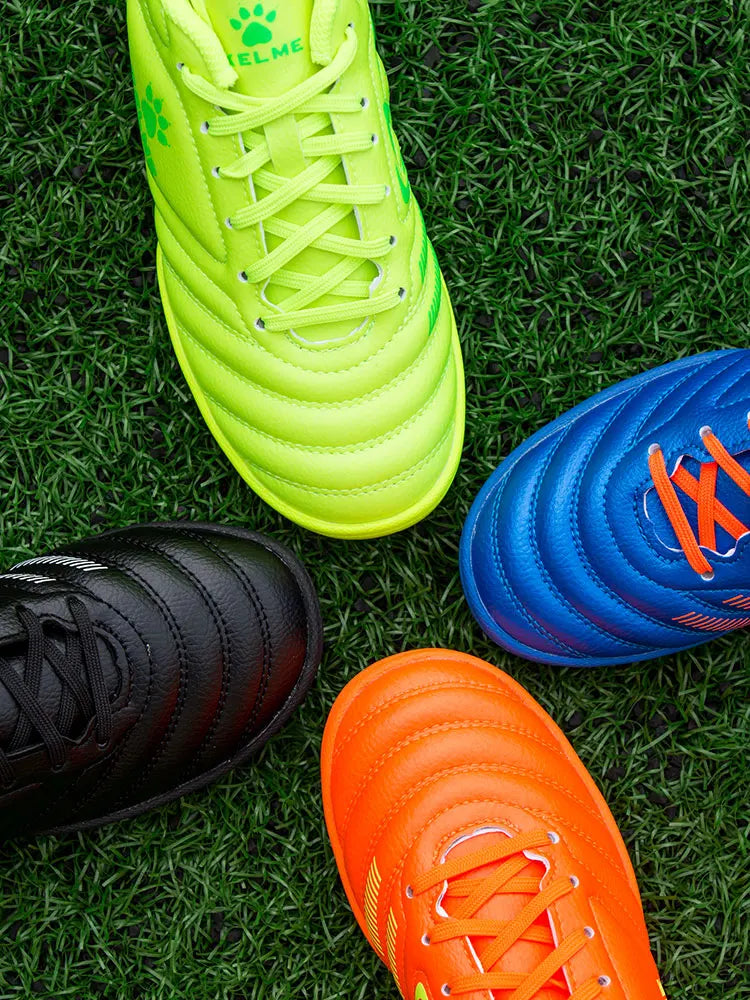 KELME Men Training TF Soccer Shoes Artificial Grass Anti-Slippery Youth Football Shoes AG Sports Training Shoes 871701