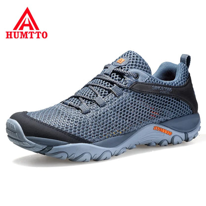 HUMTTO Summer Hiking Sneakers for Men 2021 Breathable Outdoor Trekking Sport Men's Water Shoes Climbing Walking Shoes